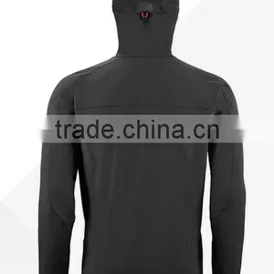 No Zipper Hoodie Jacket Waterproof Fabric Softshell Jacket thumbnail-4