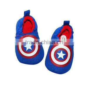 Super Captain Printed Summer Cotton Baby Boys Shoes thumbnail-1