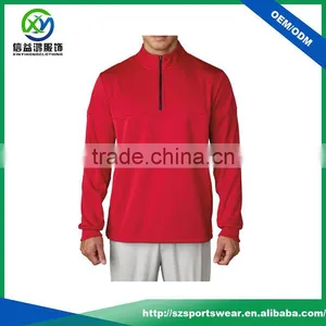 Best Quality Mens Red Color With Zip Design Gym Hoodie 100% Blank Polyester Pullover Windbreaker thumbnail-1