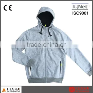 Custom Hot Sale Hooded Sweatshirt Knitting Fabric Cotton Fleece Jacket for Men thumbnail-1