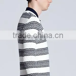 China Selling Striped Clothes Cashmere Jacquard Sweater for Men thumbnail-6