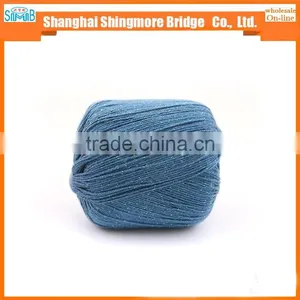 China Knitting Yarn Supplier Hot Sales High Standard Yarn Cotton Polyester Lurex With 50gram Balls thumbnail-4