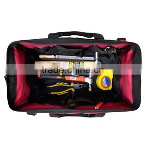 Heavy Duty 600D Portable Kit Open Mouth Big Electrician Tool Bag thumbnail-6