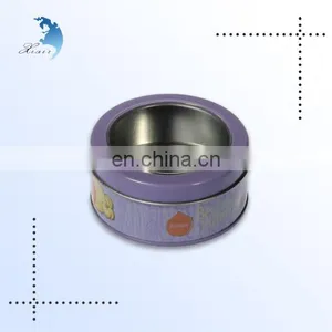 High Quality Customized Hot Sales Round Shape Small Metal Tin Cookie Boxes thumbnail-1