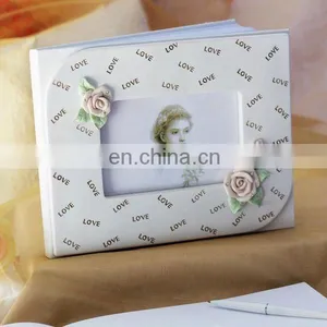 Rose Design Graceful Signature Guest Book Wedding Gifts thumbnail-1