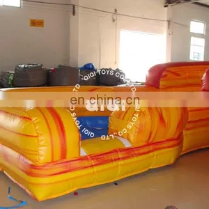 Volcano Corkscrew Gaint Inflatable Water Slide With Pool for Games thumbnail-4
