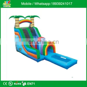 Inflatable Funnel Tunnel Water Slide With Pool thumbnail-1