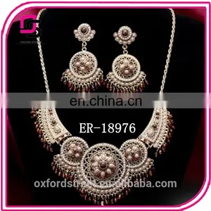 2014 Wholesale India Earring And Necklace Jewelry Set thumbnail-1