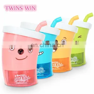 Fashion Customized Logo Novelty Pencil Sharpeners Plastic Cup Shapes Mini Knife Sharpener Stationery Wholesale From China thumbnail-1
