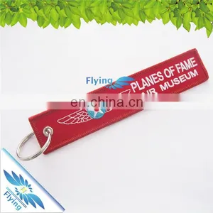Eco-friendly Embroideried Key Chains Gift, Cloth Fabric Key Rings Material With Custom Logo thumbnail-6