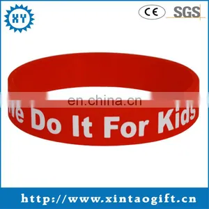 Promotional Cheap Custom Silicone Bracelets for Kids thumbnail-1
