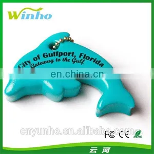 Jumping Dolphin Shaped Floating Key Chain thumbnail-1