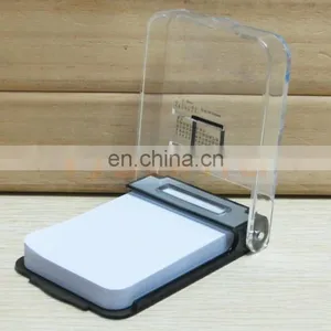 Acrylic Square Gifts Scratchpads Rotating Note Pad With Phone Stents thumbnail-2