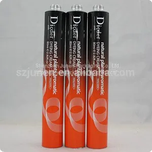 Customized Aluminum Hair Color Cream Packaging Tube thumbnail-1