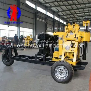 Top Quality and High Efficiency Wheeled Hydraulic Drilling Machine Core Drill Rig thumbnail-2