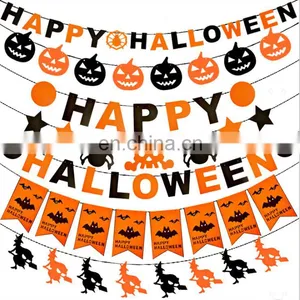 Customized Ornaments--Halloween & Christmas Felt Witch, Ghost Banner thumbnail-4
