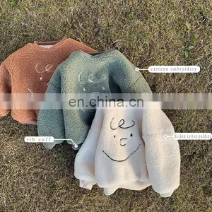 6222/Hot Sale China Manufacturer Girls Embroidery Clothing Fashion Fake Two Piece Warm Winter Sets thumbnail-6