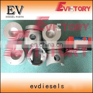 Cylinder Liner Kit For Mitsubishi 6D14 6D14T Piston Piston Ring Cylinder Sleeve 6D14-2AT 6D14-3AT thumbnail-1