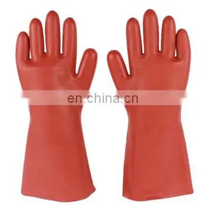 12KV Rubber Insulating Gloves/Protection Against Electrical Shock thumbnail-1
