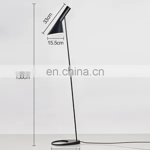 Modern Iron Adjustable Shade Stick Floor Lamp With Reading Light thumbnail-6