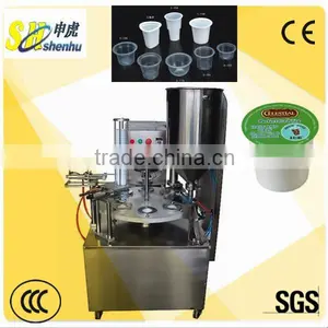 Factory Price Rotary Cold Tea/yogurt Cup Filling Sealing Machine Made in China Quality Choice thumbnail-1