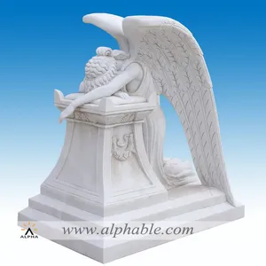 Marble Weeping Angel Statues for Sale thumbnail-5