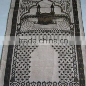 MA009 Fashion New Dark Red Schnee Muslim Prayer Mat thumbnail-4