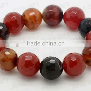 Beaded Natural Carnelian Stone Bracelet thumbnail-1