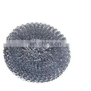 15g Galvanized Steel Metal Mesh Scourer Stainless Steel Weaving Cleaning Ball thumbnail-1