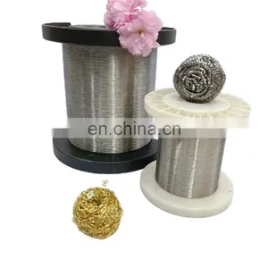 16g Stainless Steel 410 Wire 0.13mm Pot Scrubber for Kitchen Cleaning thumbnail-2