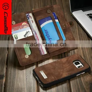 Phone Case Displaying Time on the Case For Samsung s7 Case Leather With Back Card Slot thumbnail-1