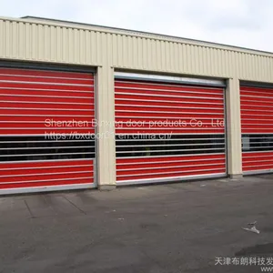 Roll Fast Roll Up High Speed Door Insulated Aluminium Rapid Hard High Speed Door thumbnail-2