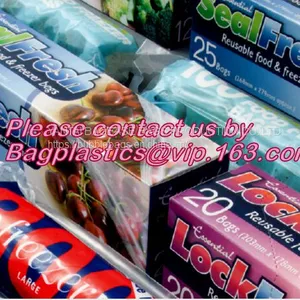 Eco Friendly Resealable Small to Large Flat Food Packaging Clear Transparent PE Plastic Zip Lock Bags, Foil Zip Lock Food Freezer thumbnail-2