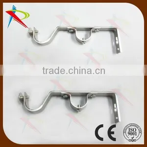 22mm/25mm Wrought Iron Curtain Accessories Curtain Drapery Double Brackets thumbnail-1