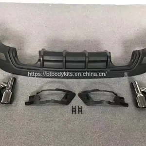 BT 2016-UP Jaguar F-PACE SC Front Bumper With Lumma Style Diffuser Combo thumbnail-2