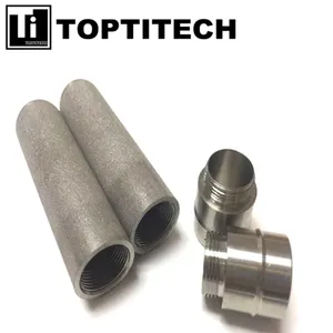 20 Inch Metal sintered powder filter cartridge Porous Metal Filter Filtration Powder Metallurgy Water Treatment PEM Electrolysers thumbnail-2