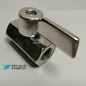 Special Stainless Steel Threaded End Mini Ball Valve for Water Purifier thumbnail-5