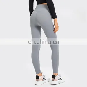 Hot Sale Girl Women High Waisted Nude Crotchless Yoga Tights Leggings Pants Sexy Neon Custom Fitness & Yoga Wear thumbnail-4