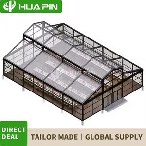 500 People Capacity Party Transparent Canopy Large 20x30 Heavy Tents for Outdoor Events Glass Tent thumbnail-2