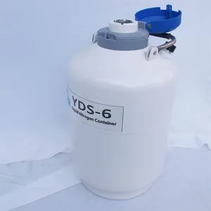 Ultra Low Evaporation Liquid Nitrogen Container of Storage Animal Semen 6L thumbnail-2