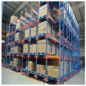 Pallet Shuttle Racking System Warehouse Rack Automatic 4-Way Shuttle Racking Four Way Cold Storage Shuttle Rack thumbnail-2