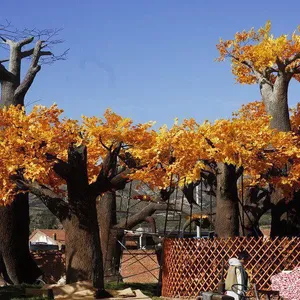 Garden Decorative Hand Made Large Artificial Cherry Flower Tree Peach Blossom Tree for Park Decoration thumbnail-2