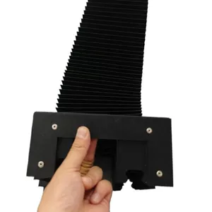 Factory Customized Flexible Foldable Accordion Dust Cover Linear Guide Cover for Laser Machine thumbnail-2
