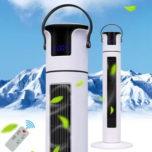 Vertical Tower Type Bladeless Silent Electric Fan Without Blades（Wechat:13510231336） thumbnail-1