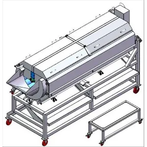 Automatic Fruit Washer Peeler Processing Line Fresh Sweet Potatoes Carrots Onions Lemons Mangos Cleaning Drying Sorting Features thumbnail-5