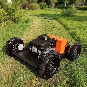 Vigorun Tech VTW550 Industrial Grade Single Cylinder Petrol Wheel Radio Controlled Grass Cutter With 0-6km/h Speed thumbnail-1