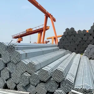 Pre Galvanized Round Steel Pipe GI Tube ERW Welded Q195 Q235 For Fence & Conduit thumbnail-4