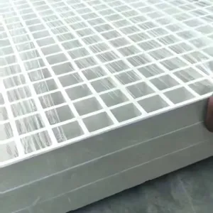 Fiberglass Reinforced Plastic Grating Yellow Color 38mm Thickness Fire Retardant Class B thumbnail-3