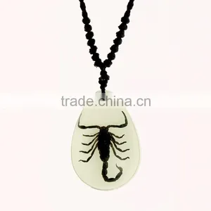 2016 Hot-selling Novel Gifts Resin Necklace With Real Insect thumbnail-4