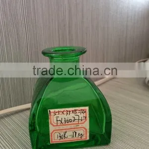 Green Color Glass Arome Bottle With Lid 50ml 250ml thumbnail-1